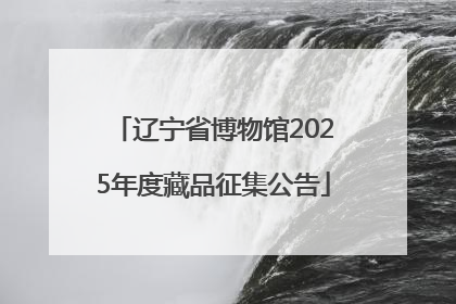 辽宁省博物馆2025年度藏品征集公告
