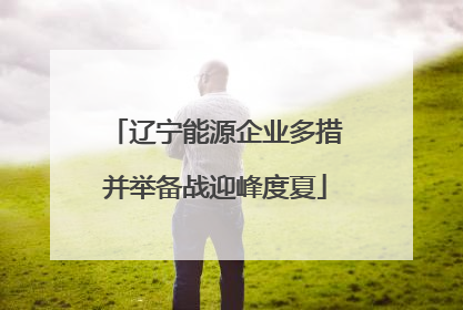 辽宁能源企业多措并举备战迎峰度夏