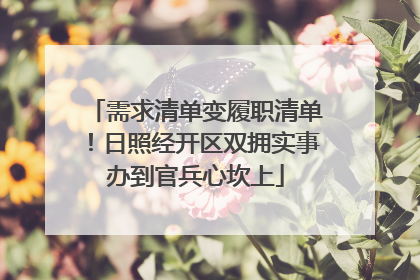 需求清单变履职清单！日照经开区双拥实事办到官兵心坎上